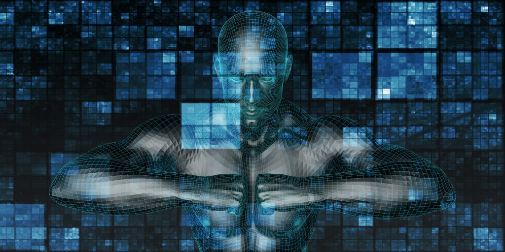 Cyber Warfare and Security Surveillance Background Concept